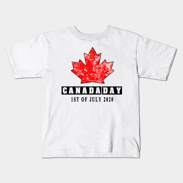 canada day Kids T-Shirt by BaronBoutiquesStore